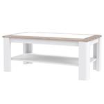 Table basse Wilander Imitation chêne Nelson / Blanc mat