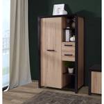 Highboard Westlock I essenhouten look/zwart