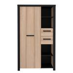 Highboard Westlock I Esche Dekor / Schwarz