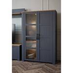 Vitrine Vassia 106 cm Bleu marine