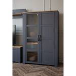 Vitrine Vassia 106 cm Bleu marine