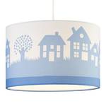 Kinderkamerlamp Huis textielmix/roestvrij staal - 1 lichtbron - Blauw