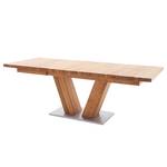 Table Stouby (Extensible) Chêne sauvage massif - Chêne sauvage - 140 x 90 cm - Rectangulaire