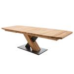 Table Sues (Extensible) Chêne sauvage massif - Chêne sauvage - 180 x 100 cm - En forme de bateau