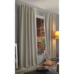 Vorhang mit Kräuselband Acustico Polyester - Beige - 135 x 245 cm