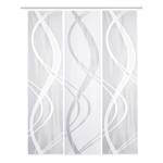 Schiebevorhang Tibaso (3er-Set) Polyester - Weiß - 57 x 225 cm