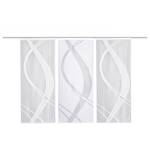 Panneaux japonais Tibaso (lot de 3) Polyester - Blanc - 57 x 145 cm