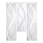 Panneaux japonais Tibasa (lot de 3) Polyester - Blanc - 57 x 175 cm