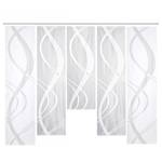 Panneaux japonais Tibasi (lot de 5) Polyester - Blanc - 57 x 175 cm