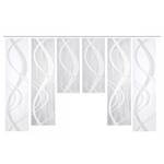 Panneaux japonais Tibasi (lot de 6) Polyester - Blanc - 57 x 175 cm