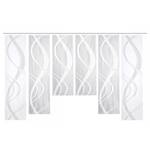 Panneaux japonais Tibasi (lot de 6) Polyester - Blanc - 57 x 225 cm