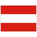 Tovaglietta Bandiera dell’Austria (12) Carta - Multicolore