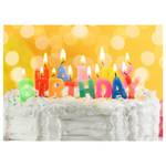 Tischset Happy Birthday (12er-Set) Papier - Mehrfarbig