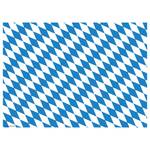 Tischset Bayrische Flagge (12er-Set) Papier - Mehrfarbig