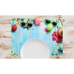 Tischset Bunte Party (12er-Set) Papier - Mehrfarbig