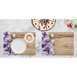 Sets de table Jolies fleurs (lot de 12) Papier - Multicolore