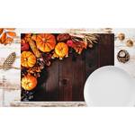 Sets de table Automne (lot de 12) Papier - Multicolore