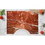 Placemats Marmer III (set van 4) vinyl - rood