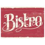 Tischset Bistro (4er-Set) Vinyl - Rot