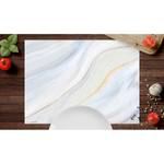 Placemats Marmer II (set van 4) vinyl - wit