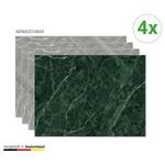 Tovaglietta Marmo verde scuro (4) PVC - Verde