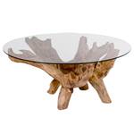 Table basse Slobo Verre / Teck massif - Teck