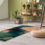 Tapis de yoga Océan Face supérieure : liège<br>Face inférieure : caoutchouc naturel - Turquoise