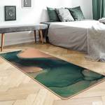 Tapis de yoga Océan Face supérieure : liège<br>Face inférieure : caoutchouc naturel - Turquoise