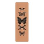 Läufer/Yogamatte Schmetterlinge Oberfläche: Kork / Unterseite: Naturkautschuk - Grau