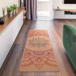 Tapis de yoga Lotus arc-en-ciel Face supérieure : liège<br>Face inférieure : caoutchouc naturel