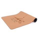 Tapis de yoga All you need is Yoga Face supérieure : liège<br>Face inférieure : caoutchouc naturel - Orange