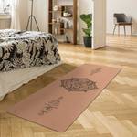 Tapis de yoga Loup Face supérieure : liège<br>Face inférieure : caoutchouc naturel