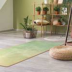 Tapis de yoga Baleine bleue II Face supérieure : liège<br>Face inférieure : caoutchouc naturel - Vert