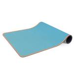 Loper/yogamat Kleurverloop Oppervlak: kurk<br>Onderkant: natuurlijk rubber - Turquoise