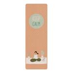 Loper/yogamat Keep Calm Oppervlak: kurk<br>Onderkant: natuurlijk rubber