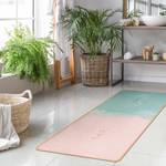 Tapis de yoga Inspirer expirer I Face supérieure : liège<br>Face inférieure : caoutchouc naturel - Turquoise