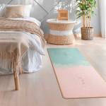 Tapis de yoga Inspirer expirer I Face supérieure : liège<br>Face inférieure : caoutchouc naturel - Turquoise