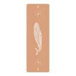 Tapis de yoga Baleine à bosses Face supérieure : liège<br>Face inférieure : caoutchouc naturel