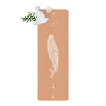 Tapis de yoga Baleine à bosses Face supérieure : liège<br>Face inférieure : caoutchouc naturel