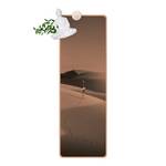 Läufer/Yogamatte Flamingo in der Wüste Oberfläche: Kork / Unterseite: Naturkautschuk - Schwarz / Weiß
