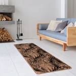 Tapis de yoga Forêt tropicale Face supérieure : liège<br>Face inférieure : caoutchouc naturel - Noir