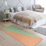 Tapis de yoga Triangles Face supérieure : liège<br>Face inférieure : caoutchouc naturel - Vert