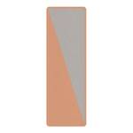 Tapis de yoga Triangles Face supérieure : liège<br>Face inférieure : caoutchouc naturel - Gris