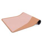 Tapis de yoga Triangles Face supérieure : liège<br>Face inférieure : caoutchouc naturel - Rose foncé