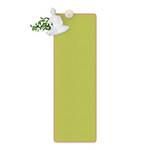 Tapis de yoga Vert printemps Face supérieure : liège<br>Face inférieure : caoutchouc naturel