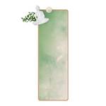 Tapis de yoga Aquarelle Face supérieure : liège<br>Face inférieure : caoutchouc naturel - Vert