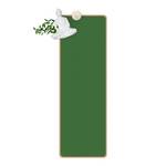 Tapis de yoga Suhar II Face supérieure : liège<br>Face inférieure : caoutchouc naturel - Vert foncé