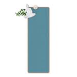 Tapis de yoga Timbu Face supérieure : liège<br>Face inférieure : caoutchouc naturel - Bleu lagon