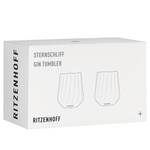 Bicchiere da gin Sternschliff (2) Cristallo - Trasparente