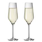 Bicchiere da champagne Sternschliff (2) Cristallo - Trasparente